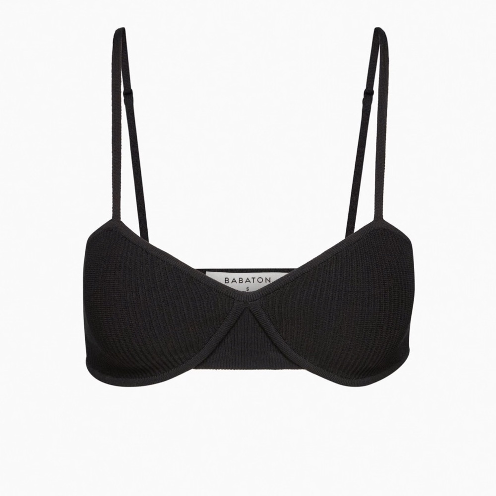 Aritzia ribbed bra top